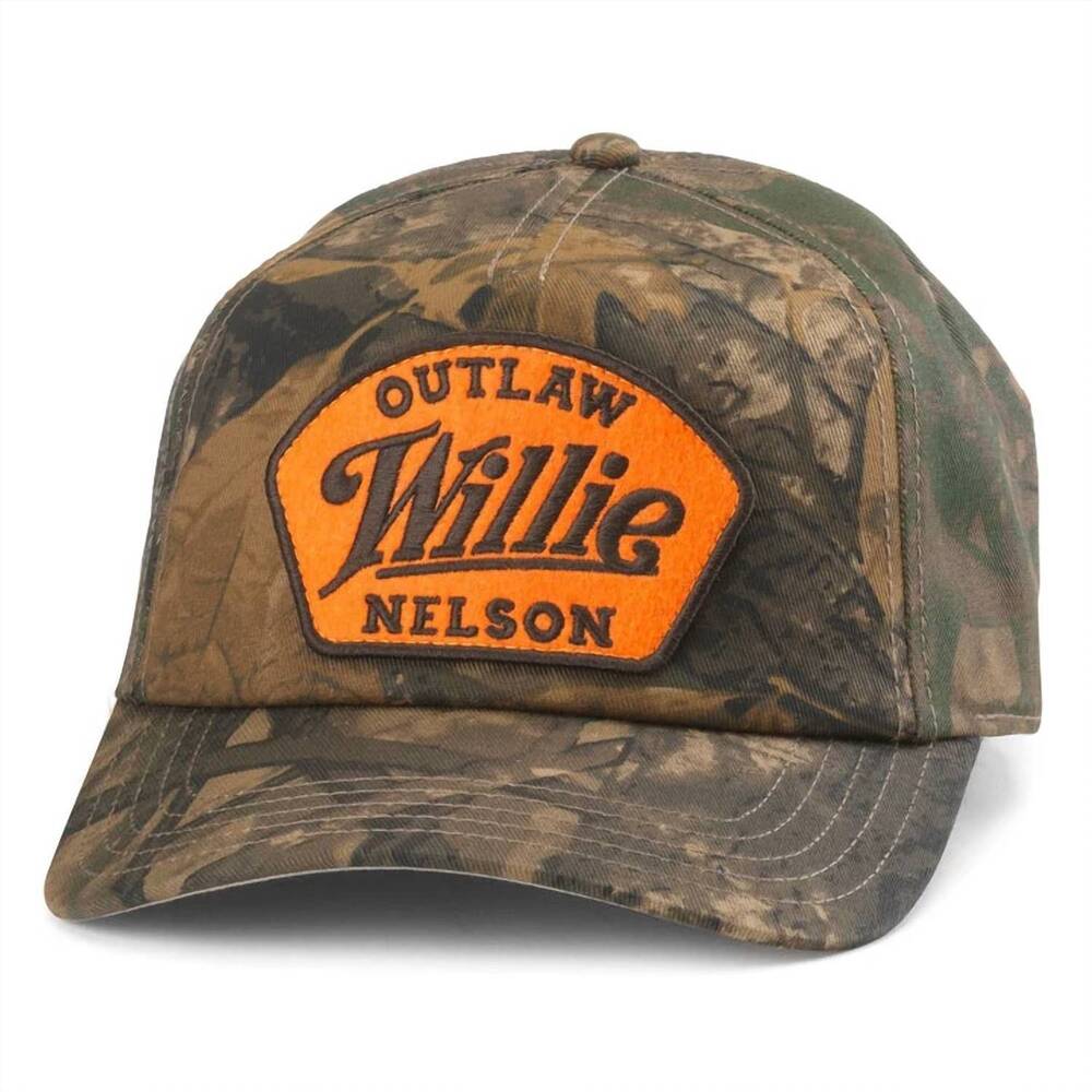 NEW AMERICAN NEEDLE men's willie nelson hat in camo